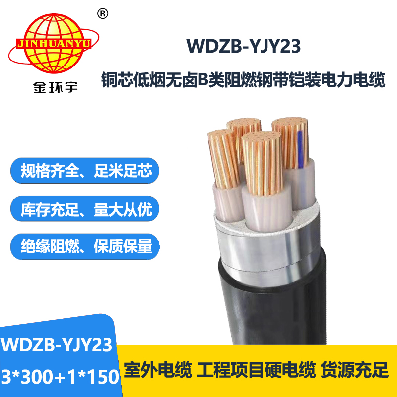 金环宇电线电缆 无卤低压阻燃低压电缆WDZB-YJY2